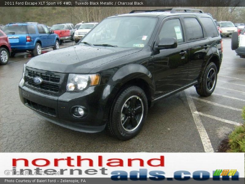 Tuxedo Black Metallic / Charcoal Black 2011 Ford Escape XLT Sport V6 4WD