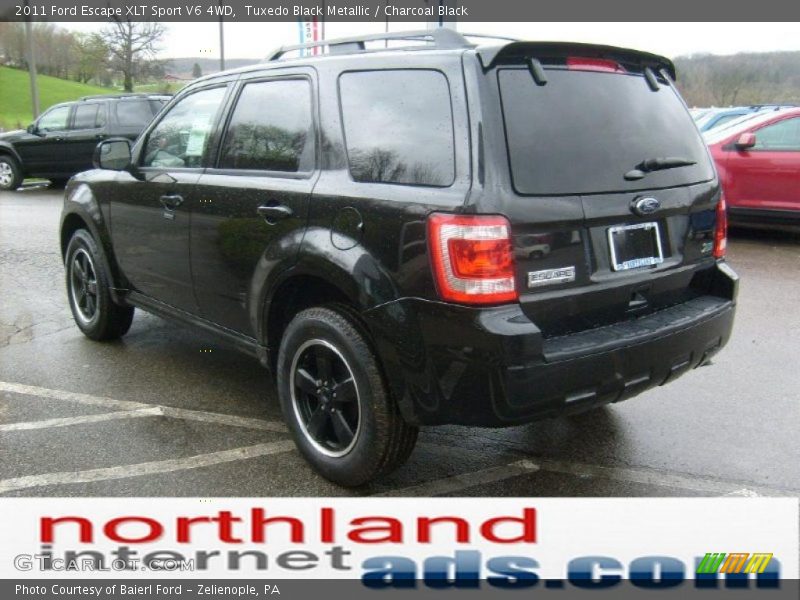 Tuxedo Black Metallic / Charcoal Black 2011 Ford Escape XLT Sport V6 4WD