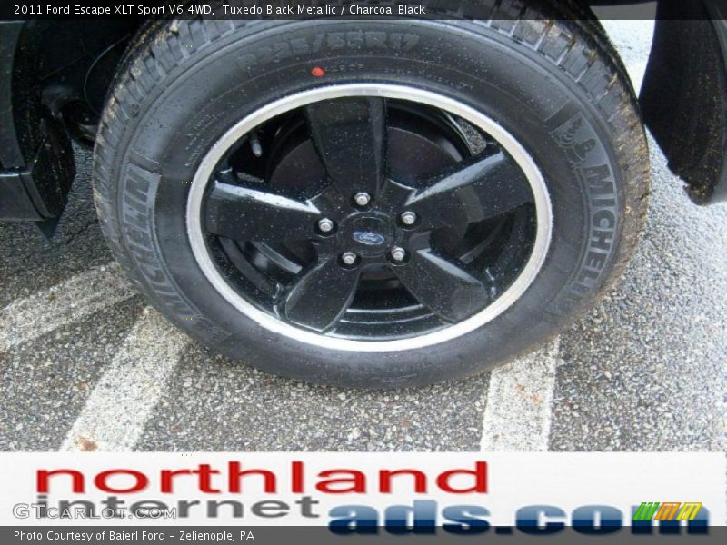 Tuxedo Black Metallic / Charcoal Black 2011 Ford Escape XLT Sport V6 4WD