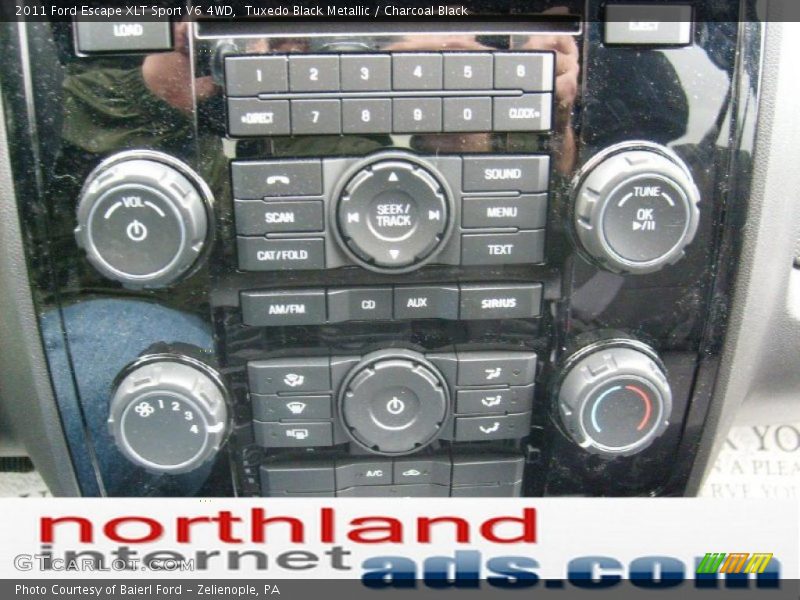 Tuxedo Black Metallic / Charcoal Black 2011 Ford Escape XLT Sport V6 4WD