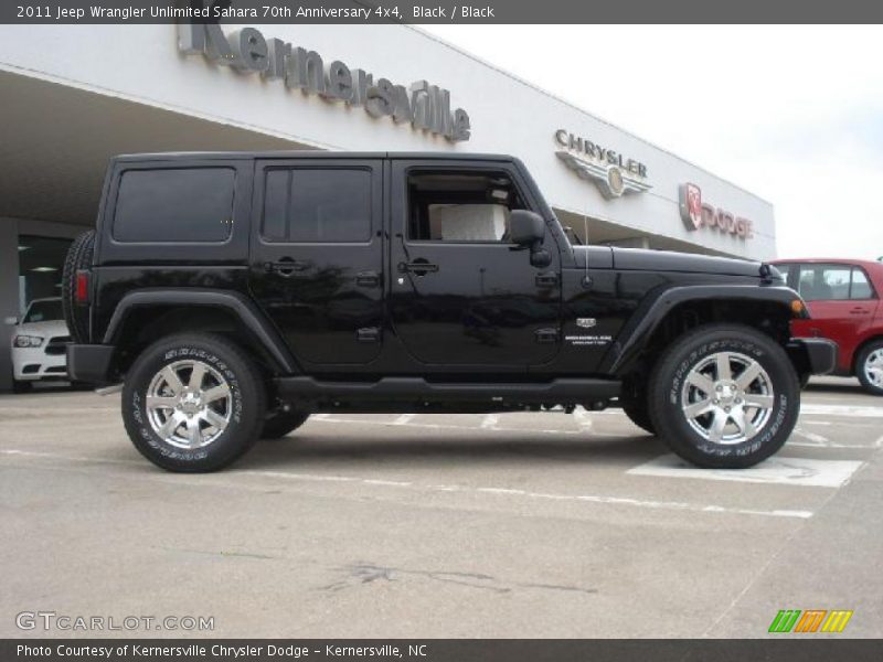 Black / Black 2011 Jeep Wrangler Unlimited Sahara 70th Anniversary 4x4