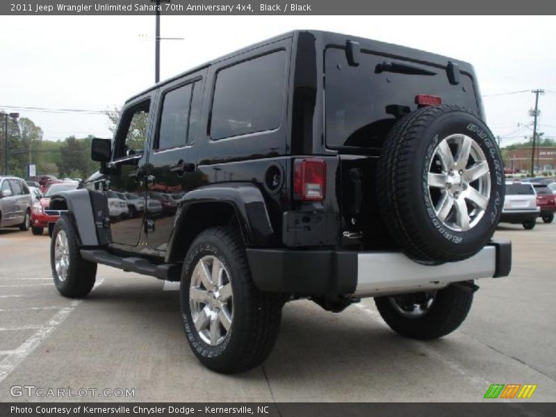 Black / Black 2011 Jeep Wrangler Unlimited Sahara 70th Anniversary 4x4