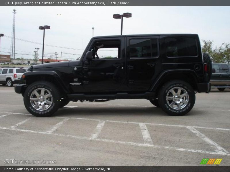 Black / Black 2011 Jeep Wrangler Unlimited Sahara 70th Anniversary 4x4