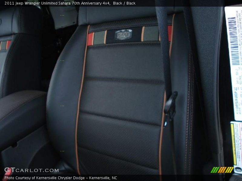  2011 Wrangler Unlimited Sahara 70th Anniversary 4x4 Black Interior