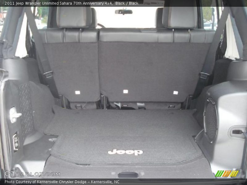  2011 Wrangler Unlimited Sahara 70th Anniversary 4x4 Trunk
