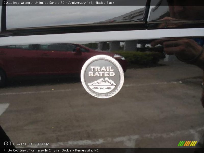  2011 Wrangler Unlimited Sahara 70th Anniversary 4x4 Logo