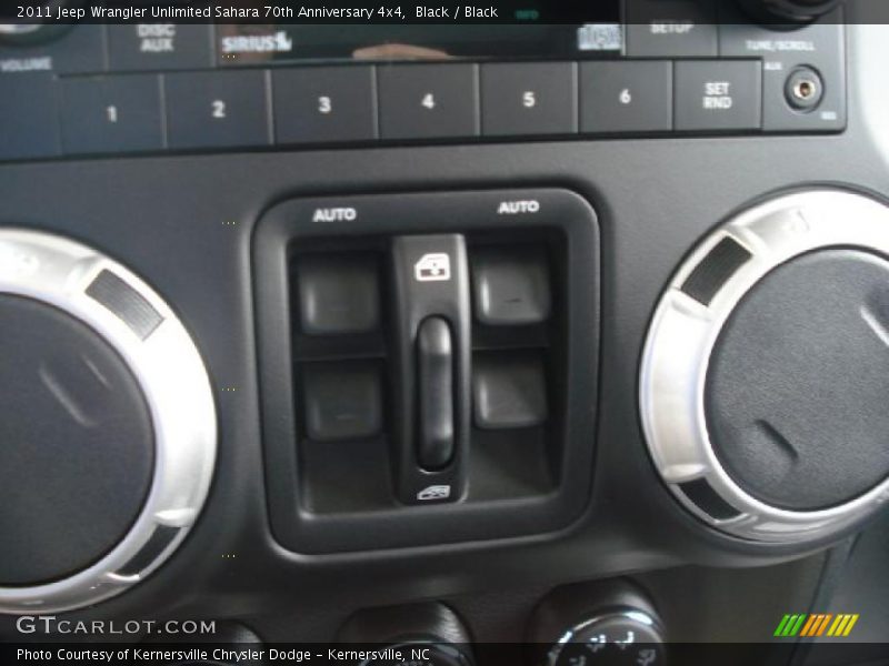 Controls of 2011 Wrangler Unlimited Sahara 70th Anniversary 4x4