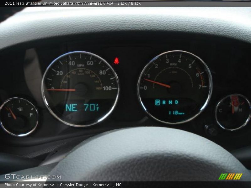  2011 Wrangler Unlimited Sahara 70th Anniversary 4x4 Sahara 70th Anniversary 4x4 Gauges