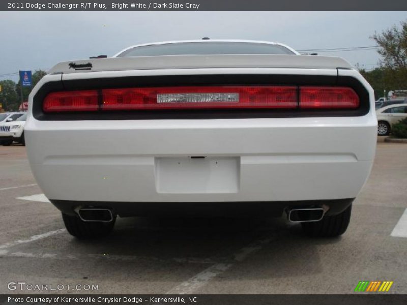 Bright White / Dark Slate Gray 2011 Dodge Challenger R/T Plus