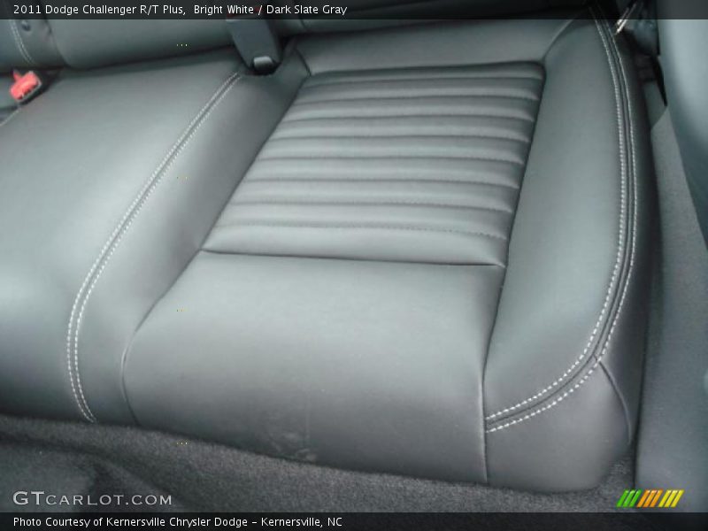 Bright White / Dark Slate Gray 2011 Dodge Challenger R/T Plus