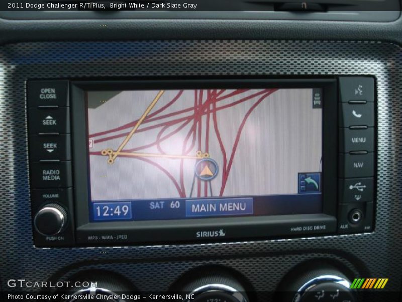 Navigation of 2011 Challenger R/T Plus