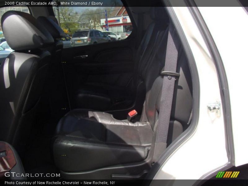 White Diamond / Ebony 2008 Cadillac Escalade AWD
