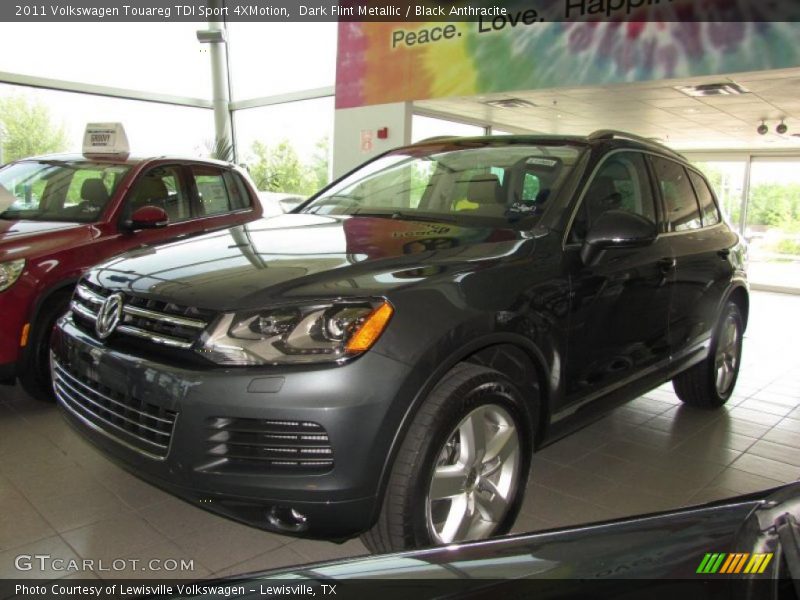 Dark Flint Metallic / Black Anthracite 2011 Volkswagen Touareg TDI Sport 4XMotion