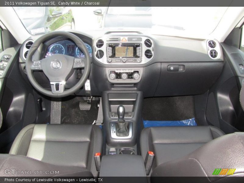 Candy White / Charcoal 2011 Volkswagen Tiguan SE