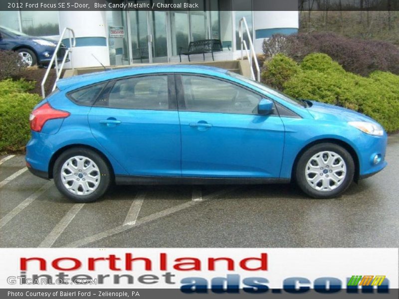 Blue Candy Metallic / Charcoal Black 2012 Ford Focus SE 5-Door
