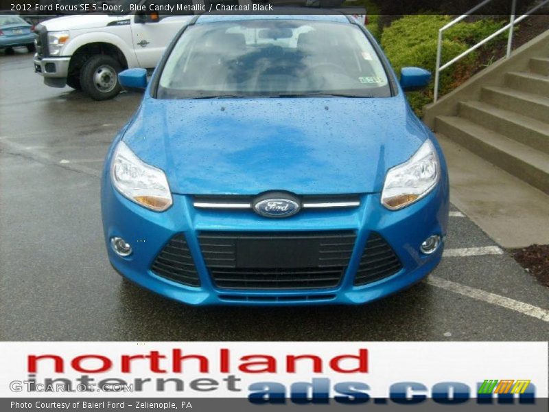 Blue Candy Metallic / Charcoal Black 2012 Ford Focus SE 5-Door
