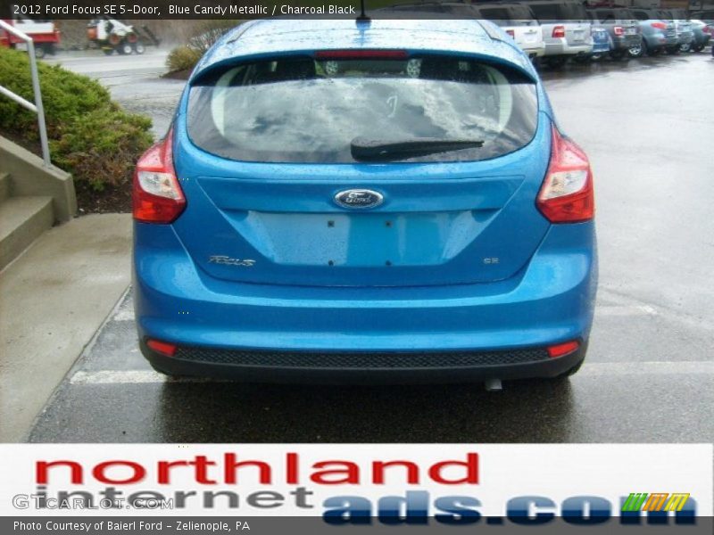 Blue Candy Metallic / Charcoal Black 2012 Ford Focus SE 5-Door