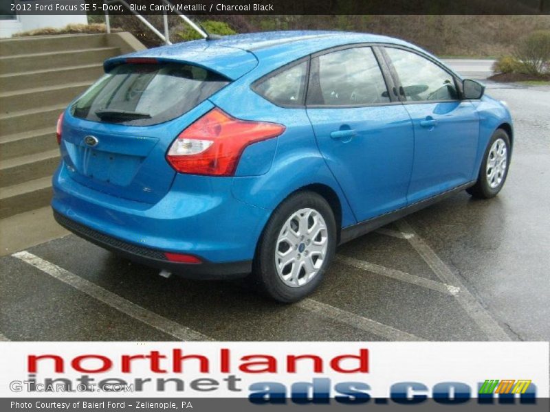 Blue Candy Metallic / Charcoal Black 2012 Ford Focus SE 5-Door