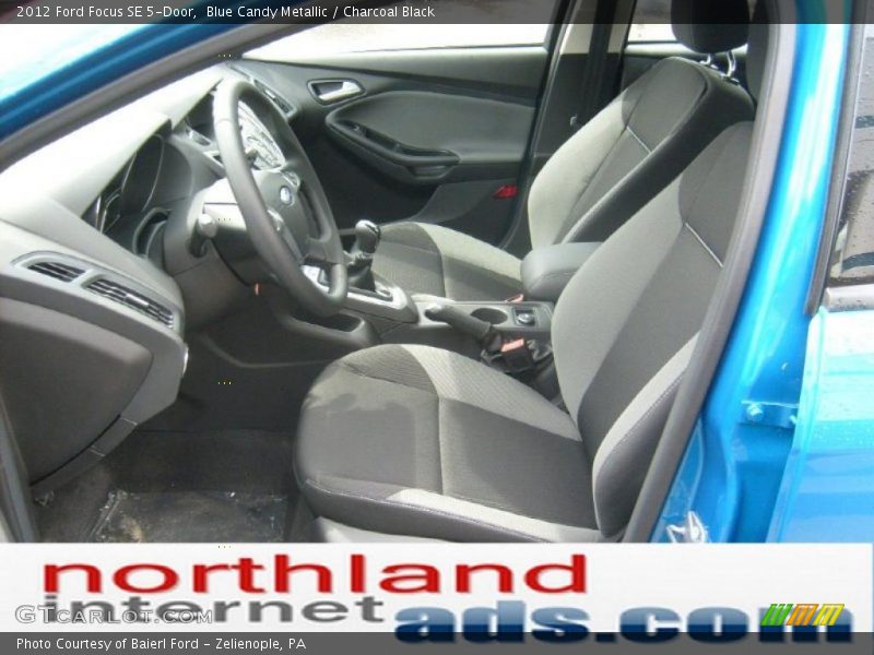 Blue Candy Metallic / Charcoal Black 2012 Ford Focus SE 5-Door