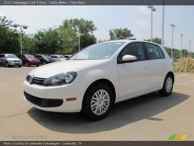 Candy White / Titan Black 2011 Volkswagen Golf 4 Door