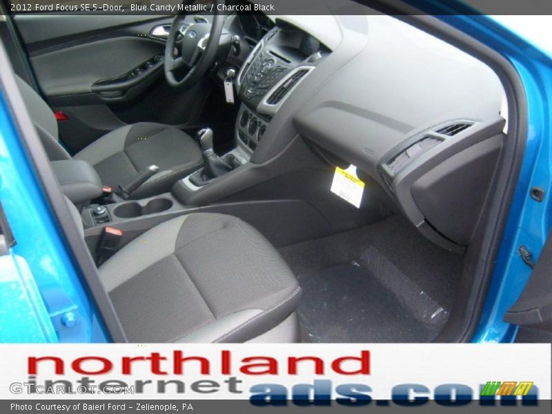 Blue Candy Metallic / Charcoal Black 2012 Ford Focus SE 5-Door
