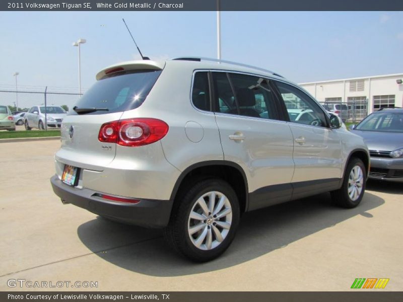 White Gold Metallic / Charcoal 2011 Volkswagen Tiguan SE