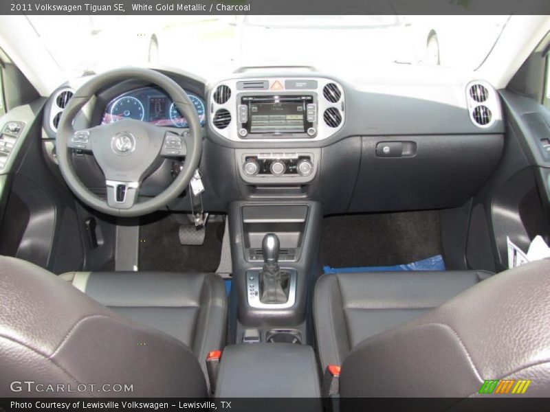 White Gold Metallic / Charcoal 2011 Volkswagen Tiguan SE
