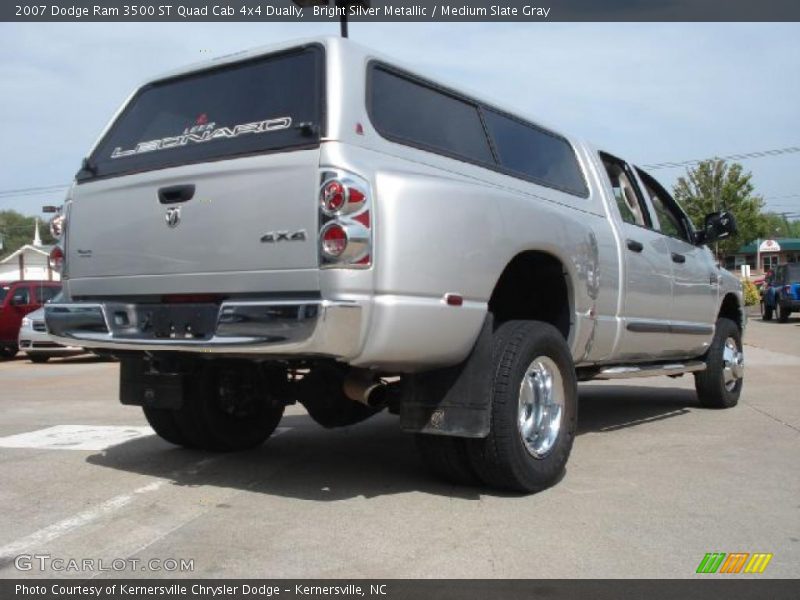 Bright Silver Metallic / Medium Slate Gray 2007 Dodge Ram 3500 ST Quad Cab 4x4 Dually