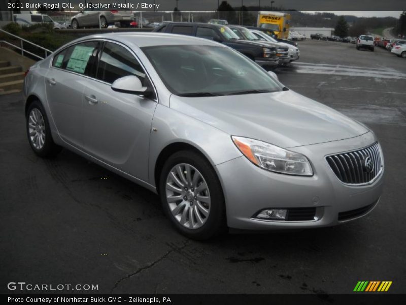 Quicksilver Metallic / Ebony 2011 Buick Regal CXL