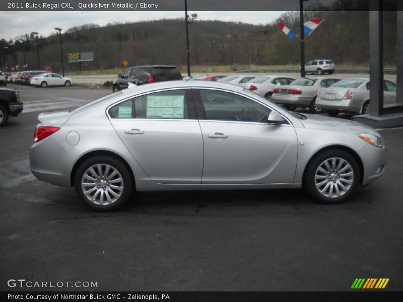 Quicksilver Metallic / Ebony 2011 Buick Regal CXL