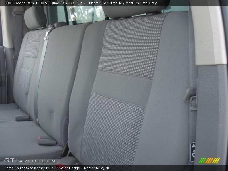 Bright Silver Metallic / Medium Slate Gray 2007 Dodge Ram 3500 ST Quad Cab 4x4 Dually