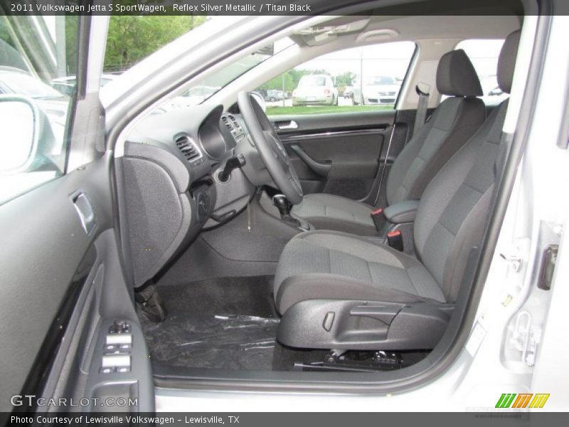 Reflex Silver Metallic / Titan Black 2011 Volkswagen Jetta S SportWagen