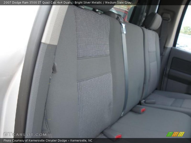 Bright Silver Metallic / Medium Slate Gray 2007 Dodge Ram 3500 ST Quad Cab 4x4 Dually