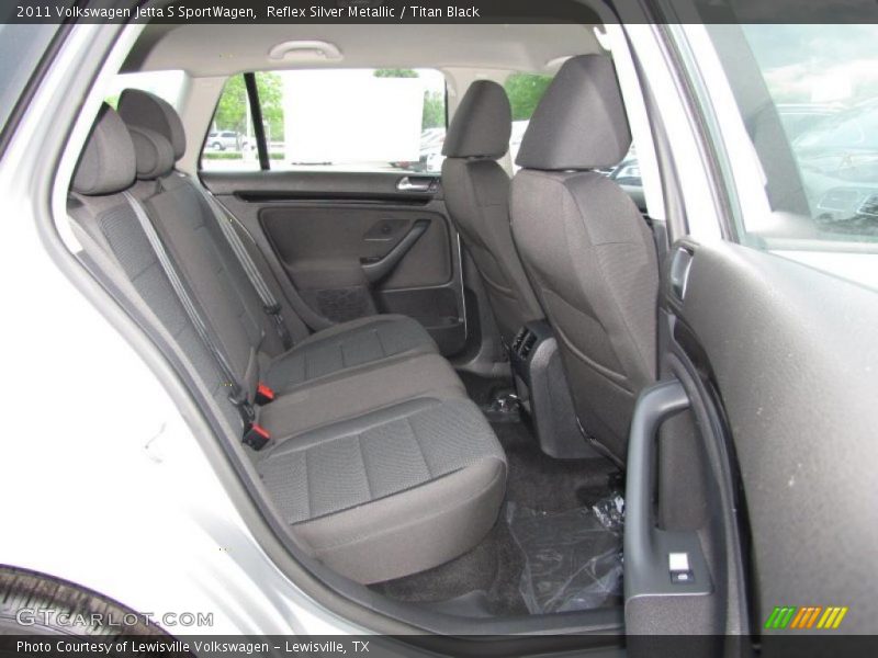 Reflex Silver Metallic / Titan Black 2011 Volkswagen Jetta S SportWagen