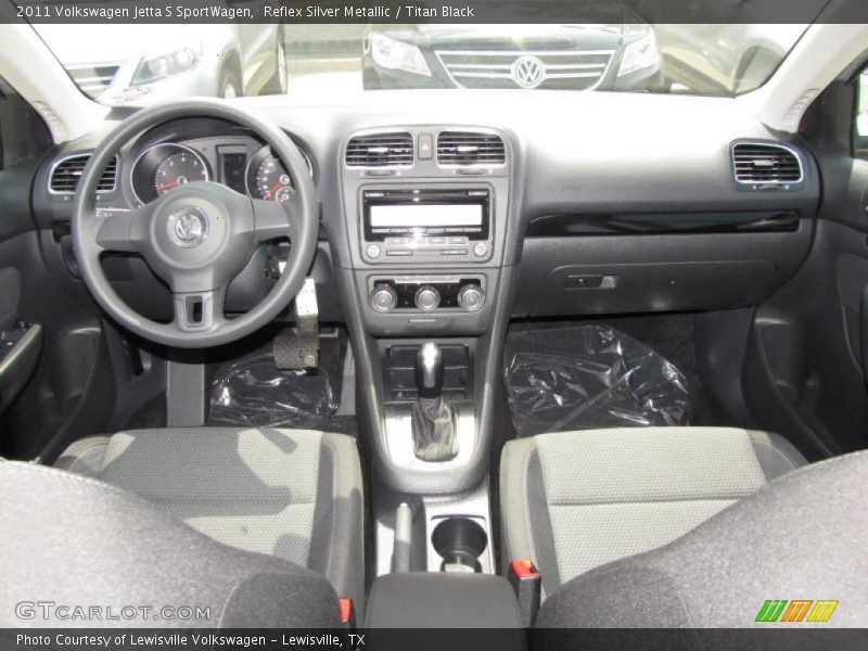Reflex Silver Metallic / Titan Black 2011 Volkswagen Jetta S SportWagen