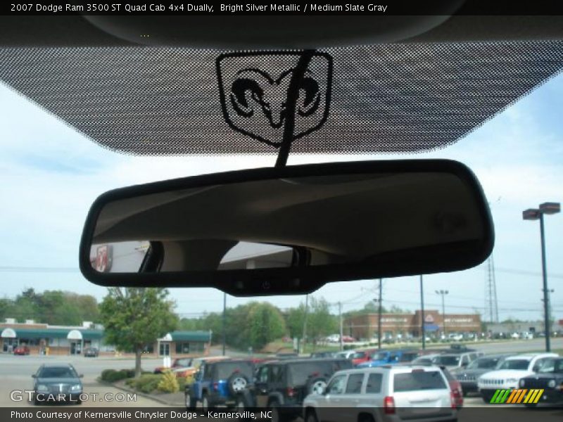 Bright Silver Metallic / Medium Slate Gray 2007 Dodge Ram 3500 ST Quad Cab 4x4 Dually