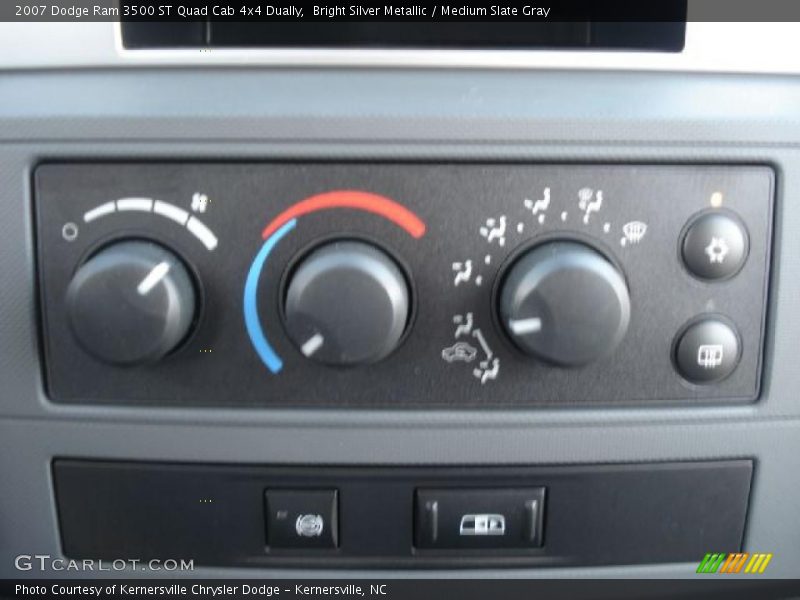 Bright Silver Metallic / Medium Slate Gray 2007 Dodge Ram 3500 ST Quad Cab 4x4 Dually
