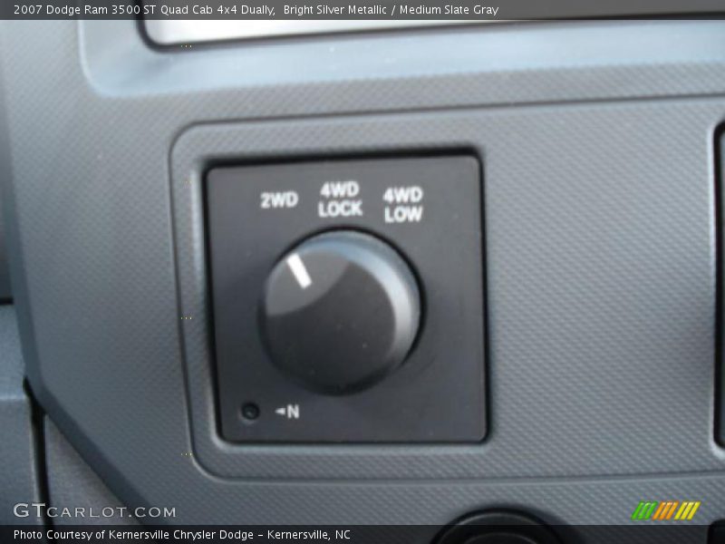 Bright Silver Metallic / Medium Slate Gray 2007 Dodge Ram 3500 ST Quad Cab 4x4 Dually
