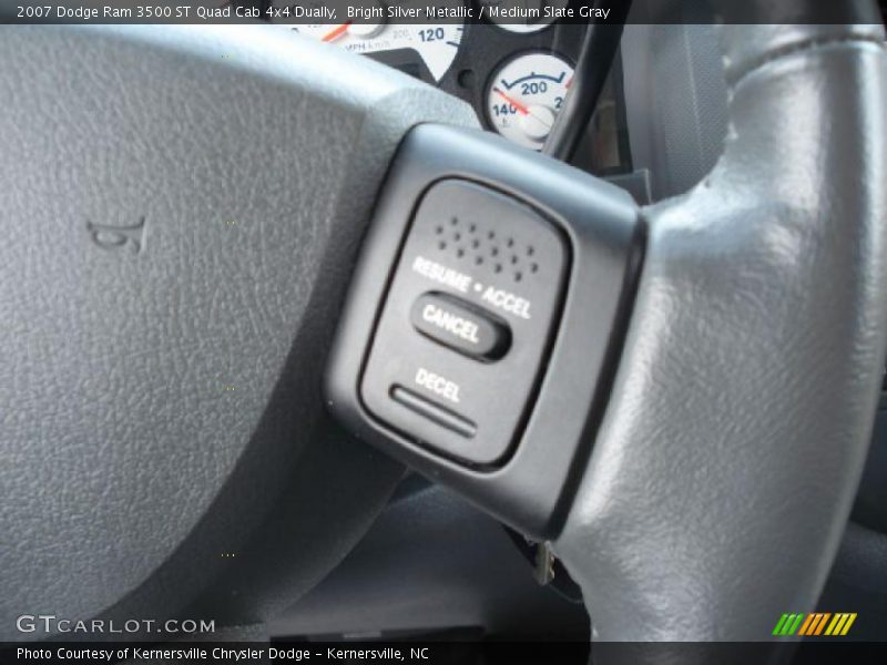 Bright Silver Metallic / Medium Slate Gray 2007 Dodge Ram 3500 ST Quad Cab 4x4 Dually