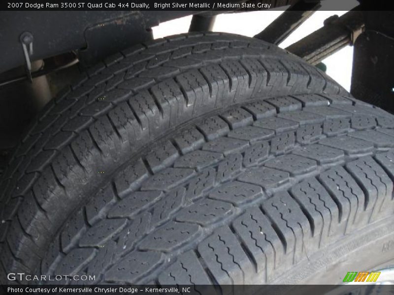 Bright Silver Metallic / Medium Slate Gray 2007 Dodge Ram 3500 ST Quad Cab 4x4 Dually