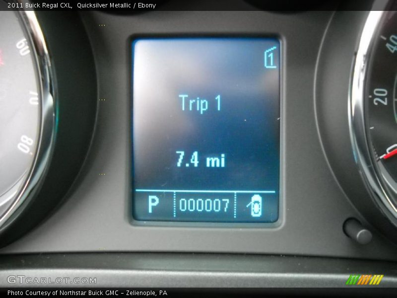 Quicksilver Metallic / Ebony 2011 Buick Regal CXL