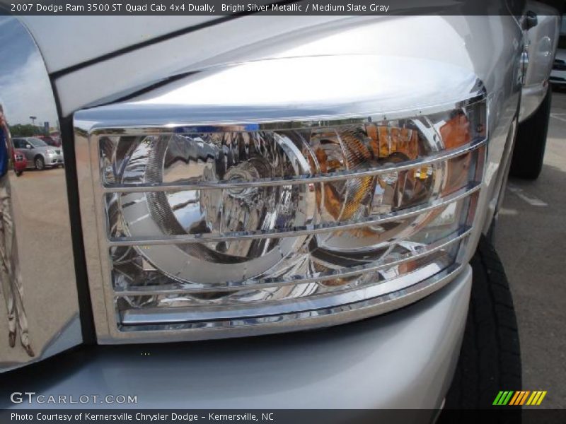 Bright Silver Metallic / Medium Slate Gray 2007 Dodge Ram 3500 ST Quad Cab 4x4 Dually