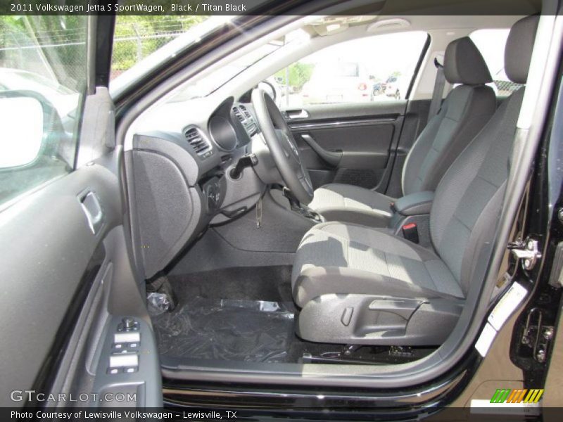  2011 Jetta S SportWagen Titan Black Interior