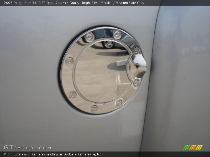 Bright Silver Metallic / Medium Slate Gray 2007 Dodge Ram 3500 ST Quad Cab 4x4 Dually
