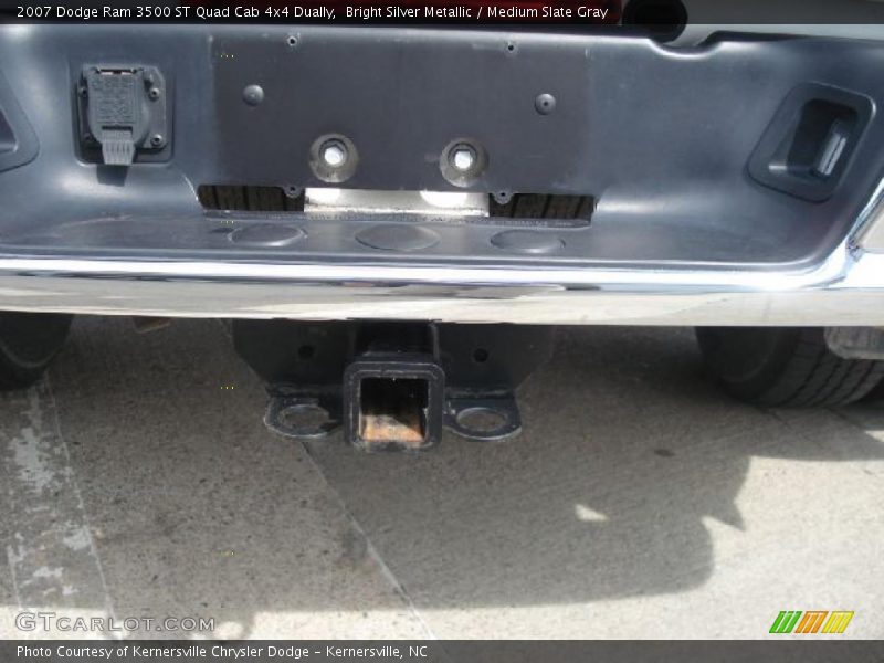 Bright Silver Metallic / Medium Slate Gray 2007 Dodge Ram 3500 ST Quad Cab 4x4 Dually