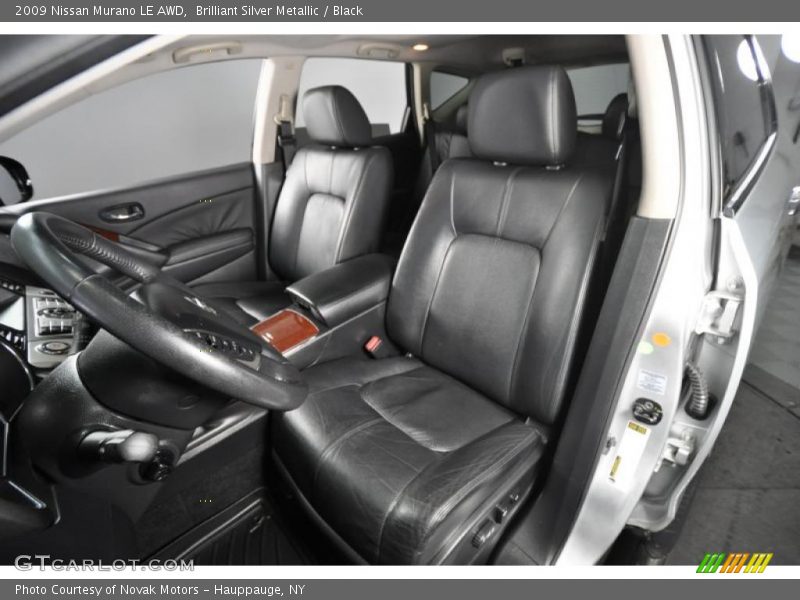 Brilliant Silver Metallic / Black 2009 Nissan Murano LE AWD