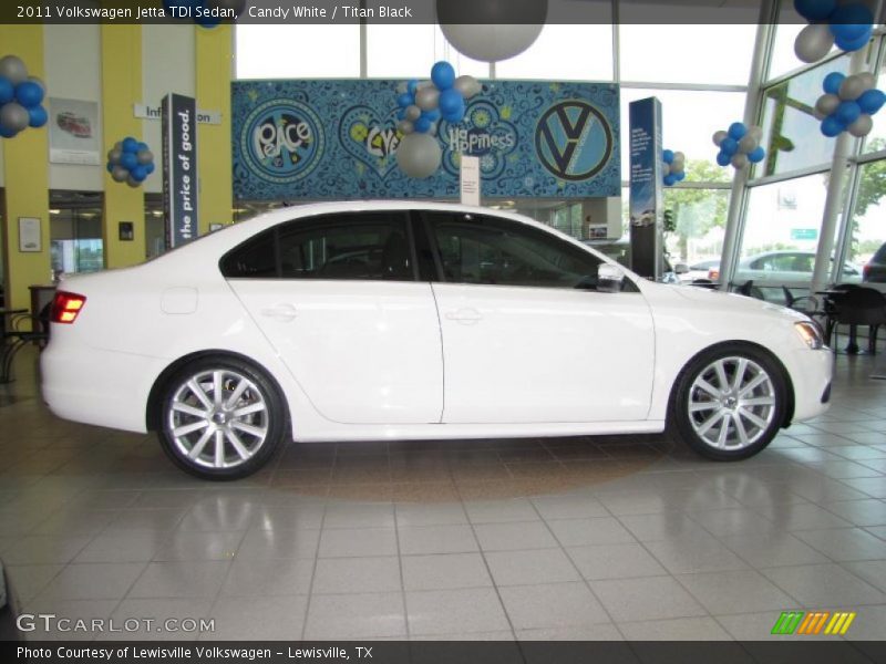 Candy White / Titan Black 2011 Volkswagen Jetta TDI Sedan