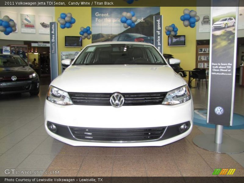 Candy White / Titan Black 2011 Volkswagen Jetta TDI Sedan