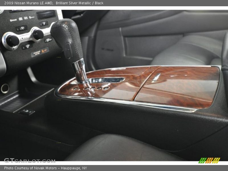 Brilliant Silver Metallic / Black 2009 Nissan Murano LE AWD