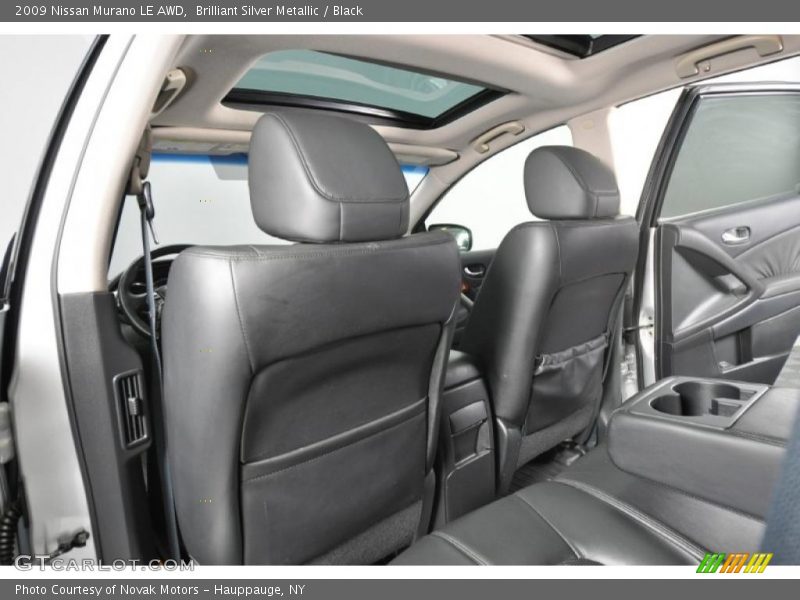 Brilliant Silver Metallic / Black 2009 Nissan Murano LE AWD